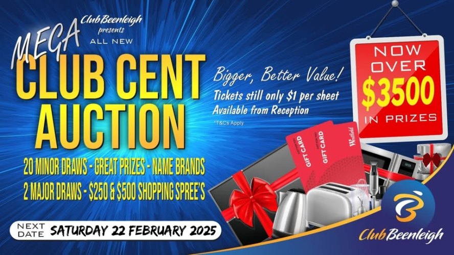 Mega Club Cent Auction